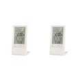 thumbnail image 4 of Inteprter Termómetro LCD alimentado por batería medidor de humedad independiente Sensor de estación meteorológica dormitorio bebé guardería Blanco -50℃~70℃ 2Conjunto, 4 of 6