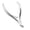 Silver, variant on 3-in-1 Cuticle Remover Kit, Professional Cuticle Trimmer, Pusher and Sharp Nippers, Stainless Steel Manicure Tools For Nail Care