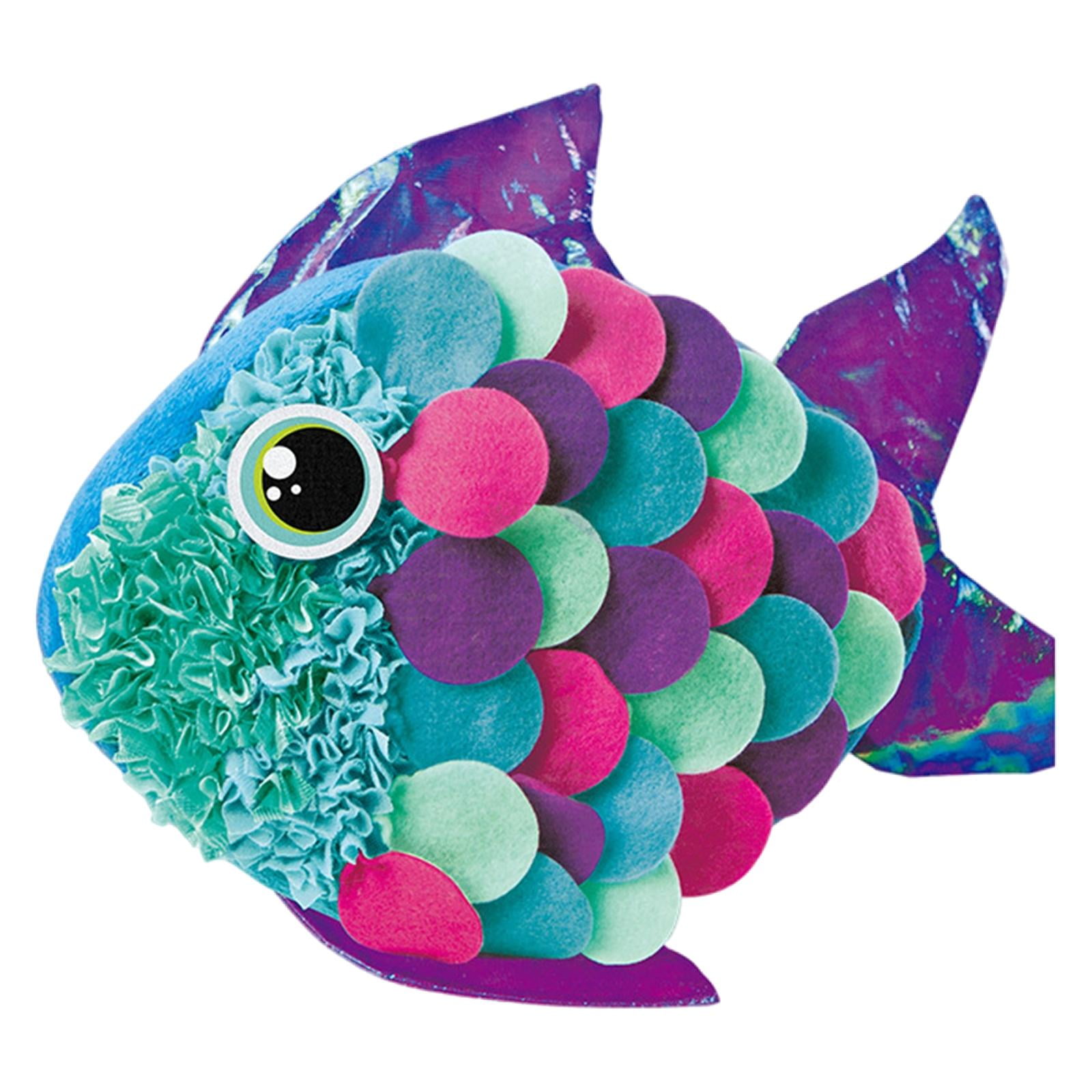 Funny Pillow DIY Kits Arts and Crafts Doll for Valentine Day Christmas Birthday Educational toys Decor , Fish