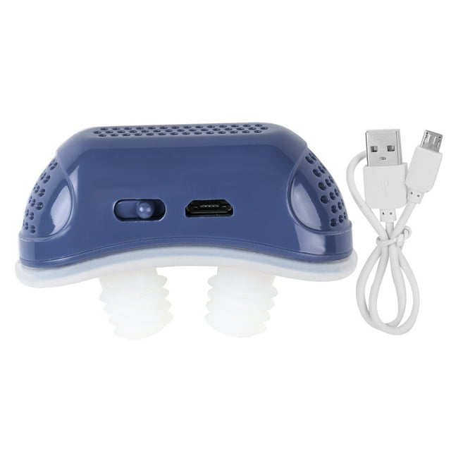Professional Electric Intelligent Anti Snoring Sleeping Breath Aid Health Care AccessoryBlue