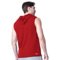 thumbnail image 2 of Men's MSX by Michael Strahan Red Kansas City Chiefs Action Sleeveless Pullover Hoodie, 2 of 3