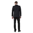 thumbnail image 4 of Mens Slim Fit Solid 2 Piece Pick Stitch Suit Set Notch Lapel, 4 of 4