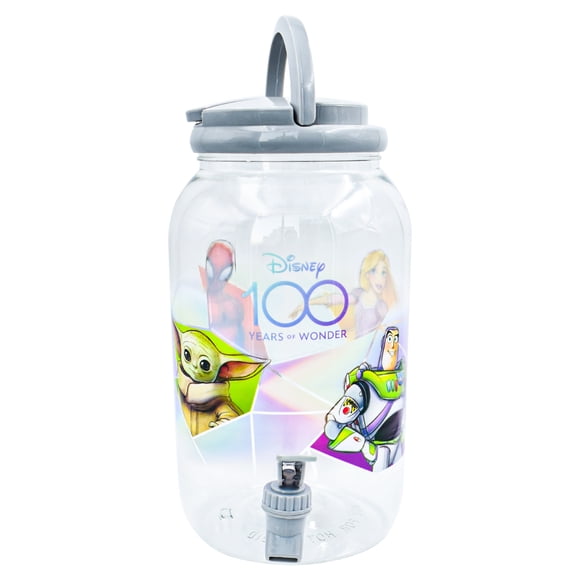 Dispensador de bebidas Ambient 21 Disney 100 Years Of Wonder 3 L con asa y llave de plástico