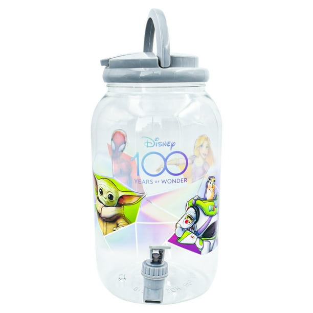 Dispensador de bebidas Ambient 21 Disney 100 Years Of Wonder 3 L con asa y llave de plástico