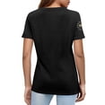 thumbnail image 4 of IYYVV Anniversary Usa Shirt For Women Patriotic July 4Th T-Shirt–1776-2026 Patriotic Graphic Trendy Tops Black 2XL, 4 of 4