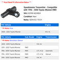 thumbnail image 2 of Speedometer Transmitter - Compatible with 1996 - 2006 Toyota 4Runner RWD 1997 1998 1999 2000 2001 2002 2003 2004 2005, 2 of 2
