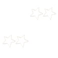 thumbnail image 1 of Pendientes de aleación Sonducket 2 piezas Estrella Oro, 1 of 6