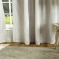thumbnail image 3 of Martha Stewart Bedford Woven Plaid Curtain Panel Pair, Cloud, Back Tab, Blackout, Indoor, Lined, Adult, 2 Piece Set, 50" x 95", 3 of 5