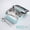 Blue, variant on 1200 ml stainless steel lunch box with airtight lid, stackable design, and built-in utensil compartment—perfect for work lunches and outdoor picnics.