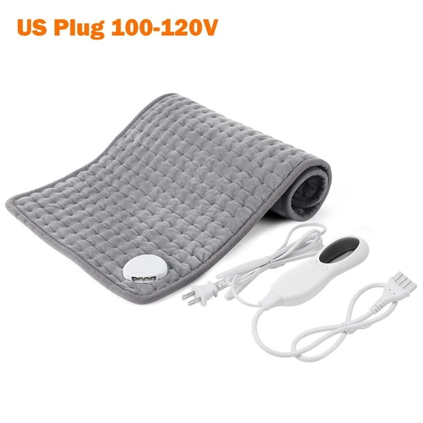 Manta térmica eléctrica de 30x59cm para cama y sofá, esterilla térmica de 220V, almohadilla eléctrica para invierno, calentador portátil, novedad