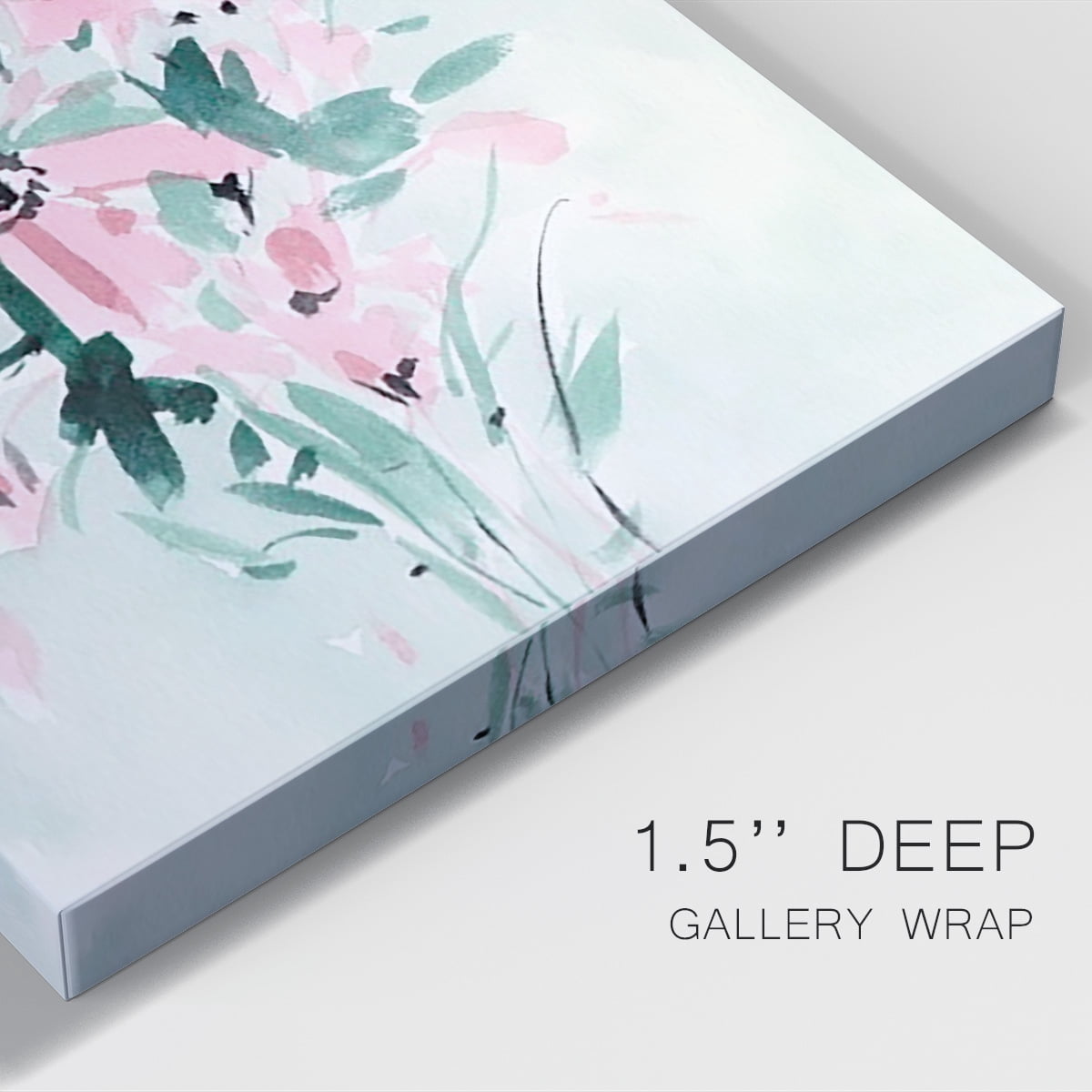 Posy Blooms II Premium Gallery Wrapped Canvas - Ready to Hang