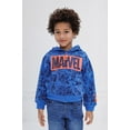 thumbnail image 2 of Marvel Avengers Spider-Man Iron Man Captain America Fleece Zip Up Hoodie Toddler to Big Kid, 2 of 5