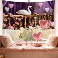 thumbnail image 6 of chaungfeng Red Heart Valentines Tapestries, Red Heart Room Decorations Wall Coverings Home Tapestries for Wedding Valentine's Day Decoration Supplies 71x45 Inches, 6 of 6