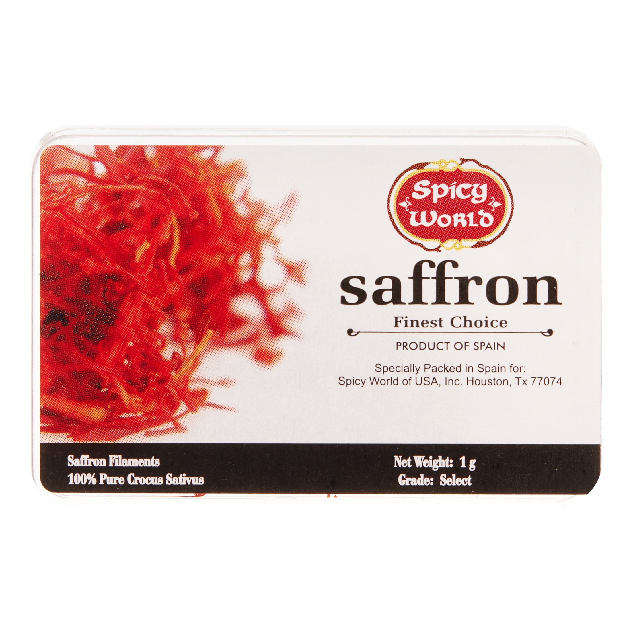 Spicy World Finest Choice Saffron Filaments, 1 Gm by Spicy World