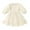 Beige, variant on Loopsun Toddler Girls Summer Dresses, Summer Girls' Solid Long Sleeve Round Neck A-line Dress Princess Dress Beige 5-6 Years