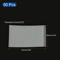 thumbnail image 2 of Unique Bargains PVC Soft Credit Card Sleeves Short Opening Protector ID Card Holder White 50 Pack, 2 of 5
