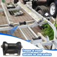 thumbnail image 3 of Conjunto de Rodillos Quilla Estacionarios Acero Galvanizado para Remolque con Soportes. Pieza 4 Pulgadas., 3 of 5
