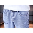 thumbnail image 5 of New Men’s Denim Shorts Summer Thin Shorts for Men Fashion Korean Version Casual Torn Pants 5 Crops Outwear  반바지 Ropa Hombre, 5 of 7