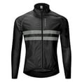thumbnail image 3 of Bangcool Veste de Cyclisme Anti-Éclaboussures Réfléchissante Respirante Coupe-Vent de Cyclisme Veste de Vélo, 3 of 10