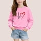 thumbnail image 1 of Sudadera sin capucha para niños, con cuello redondo, estampada, manga larga, sudadera con capucha de polar de tamaño mediano para niños, blusa de poliéster para niños, 1 of 6