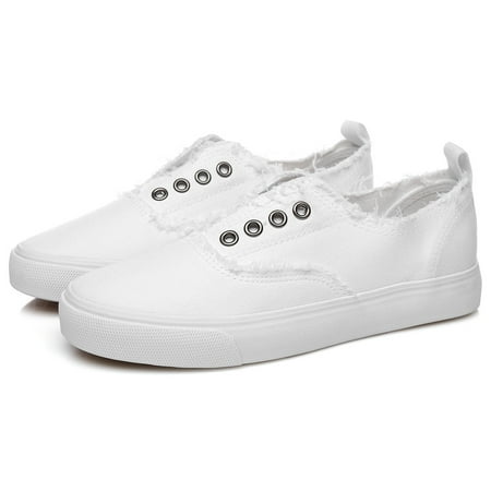 

Women‘s Classic Slip On Skate Shoes Casual Canvas Low Top Sneaker Women‘s Footwear
