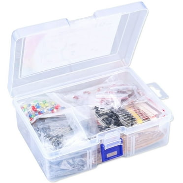 Giphtpoeet 1400Pcs Basic Electronics Component Kit, Electronics Component for Starter Beginner with Metal Film for Arduino DIY Electronic Project