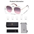 thumbnail image 5 of Gafas de sol SOJOS Classic Square SJ1137 para mujer/hombre, oro rosa, 5 of 5