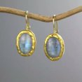 thumbnail image 4 of HOOUN Silver Blue Cubic Zirconia Dangle Drop Earrings Hook Women Wedding Jewelry-#8, 4 of 9