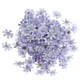 thumbnail image 1 of de seda artificial 100 Piezas Cabeza de Flor Artificial Margarita de Seda Decoración de La Boda Azul, 1 of 9