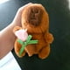thumbnail image 4 of LLavero colgante peluche de 15 cm, capibara flor, 4 of 5