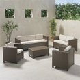 thumbnail image 3 of Noble House Ensemble de Conversation Extérieur 5 Pcs en Gris, 3 of 36