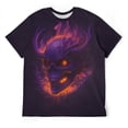 thumbnail image 3 of LAOLIUSN Men's Skull Graphic T-Shirt Summer Short Sleeve Tops, S-4XL, 3 of 7