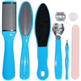 thumbnail image 1 of 8 piezas - Kit de pedicura/limas para pies - Cuidado de pies multicolor, 1 of 5