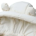thumbnail image 4 of SGMVNU Toddler Winter Coats Puffer Jacket Padded Coat Baby Boys Girls Bear Hoods Down Jacket Lightweight Outerwear(Size 3-4 Years,White), 4 of 7