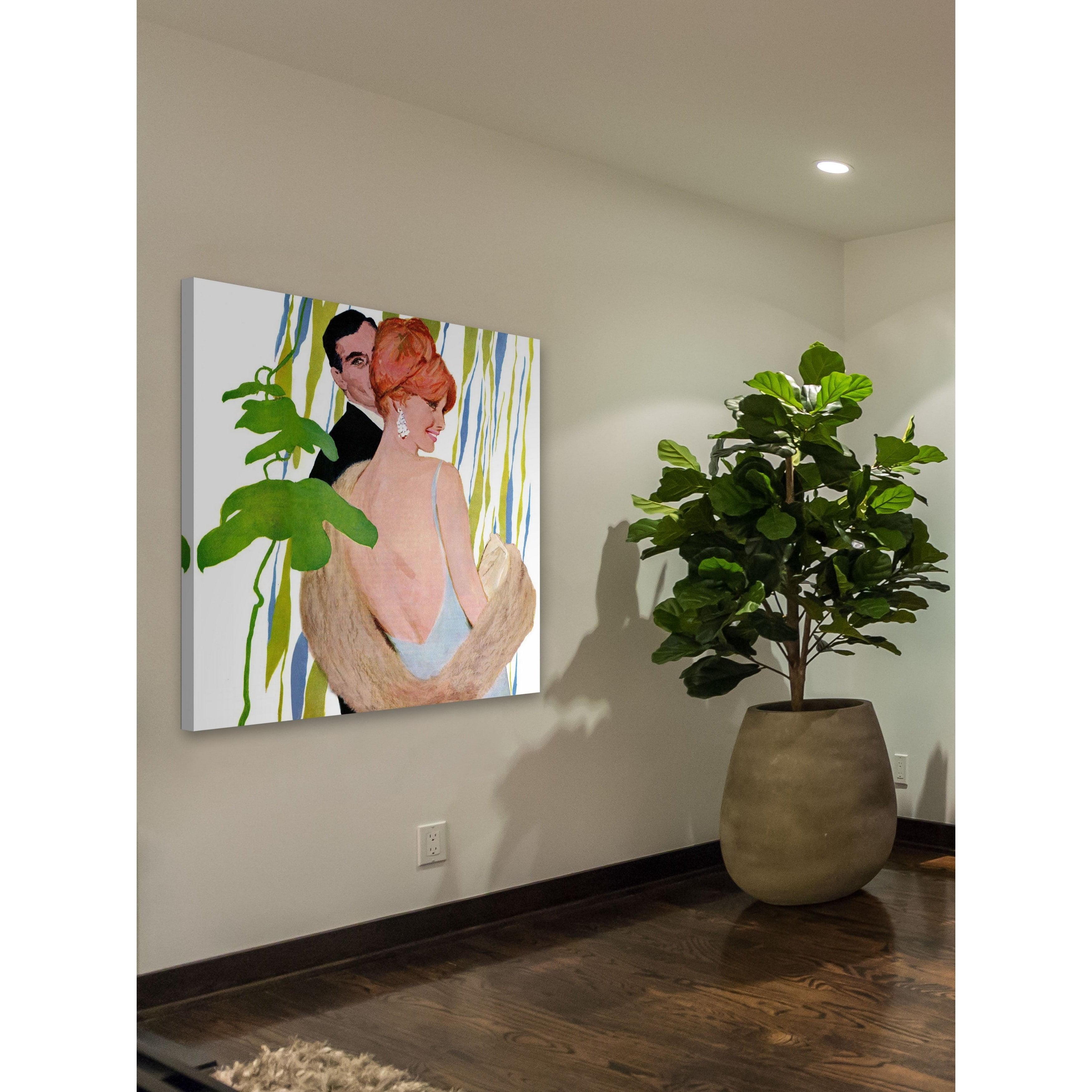 Marmont Hill "Money on Her Mind" by Joe de Mers Painting Print on Canvas