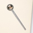 thumbnail image 4 of Alpaca Elegant Vintage Silver Lace-Edged Bookmark | Gift for Readers and Book Lovers | Book Accessories | Bookmarks, 4 of 5