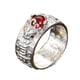 thumbnail image 2 of Anillo Feng Shui Pixiu Mantra para la Protección de la Riqueza • Joyería Budista Hecha a Mano • Acabado Pulido • Ajuste Ajustable para Hombres y Mujeres, 2 of 3