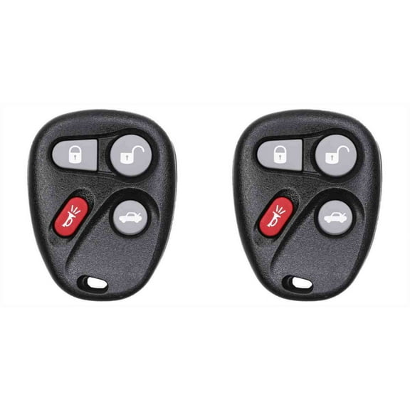 Eye4Techs Car Key Fob Keyless Entry Remote for Chevrolet Malibu 2004 FCC KOBLEAR1XT Part Number 25695954 25695955 - 2 Pack