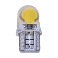 thumbnail image 2 of Encendiendo 10 Uds 12V T10 W5W lámpara LED COB carcasa de silicona luces laterales de giro del coche (amarillo), 2 of 9