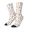 thumbnail image 1 of Lukts Horses Pattern Womens Crew Soft Moisture-wicking Socks,Moisture Control Crew Socks,Mid Calf Socks, 1 of 6