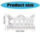 thumbnail image 3 of Precise Machined Thread Pitches Gauge Double Side Bilingual Marking Fit for Technicians Workshop Industrial Applications Multicolor, 3 of 4