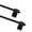 Black, variant on PrimeBeau Modern 1/2 Inch Polished & Painted Adjustable Magnetic Curtain Rods, 16 Inch - 28 Inch