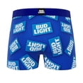 thumbnail image 3 of Crazy Boxer Bud Light Repeating Logo Men's Boxer Briefs-Medium (32-34), 3 of 4