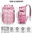 thumbnail image 3 of Travel Cooler Bag - Pioneer Flower Floral Print Pattern Camping Beer Cooler Backpack with Bottle Opener- Waterproof Insulated Picnic Backpacks - Cooler Bag for Beach, 3 of 6