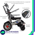 thumbnail image 4 of MEDICAL STORE Silla De Ruedas Eléctrica De Lujo Silla Plegable de Acero de Alta Resistencia Color Negro Incluye Cinturón de seguridad y Control Joystick., 4 of 11
