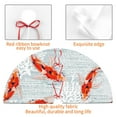 thumbnail image 6 of Kll 36" Christmas Tree Skirt Koi Fish Corals,Spring Summer Xmas Tree Skirts Mat For New Year Xmas Holiday Party Indoor Outdoor Home Decoration, 6 of 9
