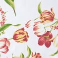 thumbnail image 2 of Estate View™ Printemps Light Filtering Rod Pocket Curtain Panel Pair, 38"x84", Red, 2 of 8
