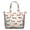 Bohemian, variant on Green Frog Travel Duffel Bag, Cute Cartoon Frog Print Weekender Tote, Mushroom and Flower Pattern Lightweight Multipurpose Carry-on Bag