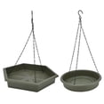 thumbnail image 2 of Plastic Bird Feeder Set Hanging Bird Water Feeder for Outdoor Garden Terrace Front Porch, 2 of 8
