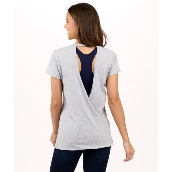 Boxercraft BW2405 Ladies Bella Crossback Tee-Oxford Heather-XS